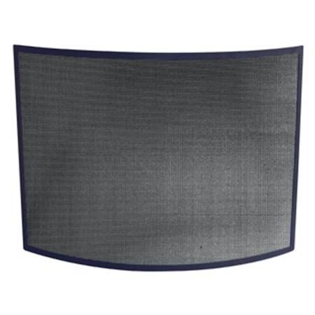 Blueprints Single Panel Curved Bronze Wrought Iron Screen BL139847